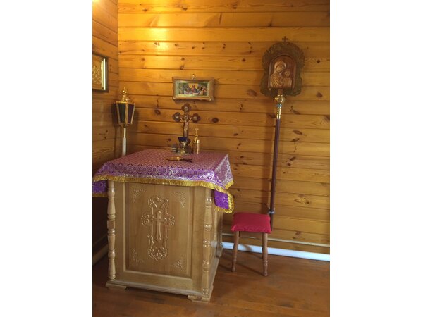 Православный жертвенник, резной крест №2 для храма (церкви), фото 