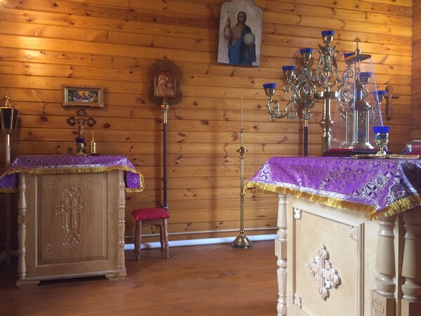 Православный жертвенник, резной крест №2 для храма (церкви), фото 