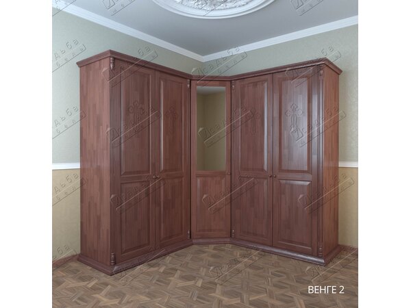 Шкаф церковный для облачения угловой для храма (церкви), фото 