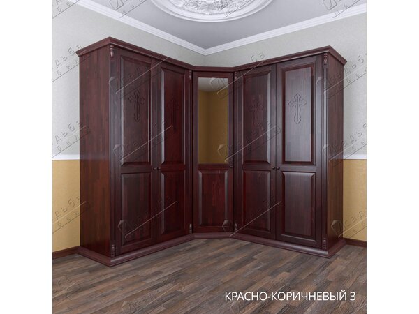 Шкаф церковный для облачения угловой для храма (церкви), фото 