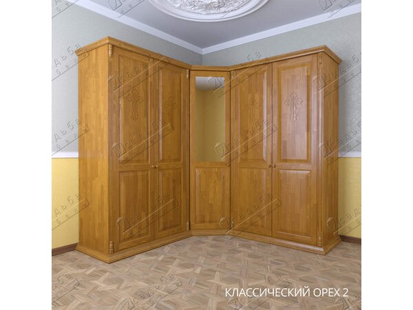 Шкаф церковный для облачения угловой для храма (церкви), фото 