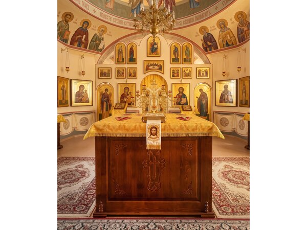 Облачение на престол церковный, резной крест для храма (церкви), фото 